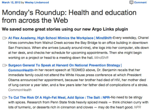 published roundup